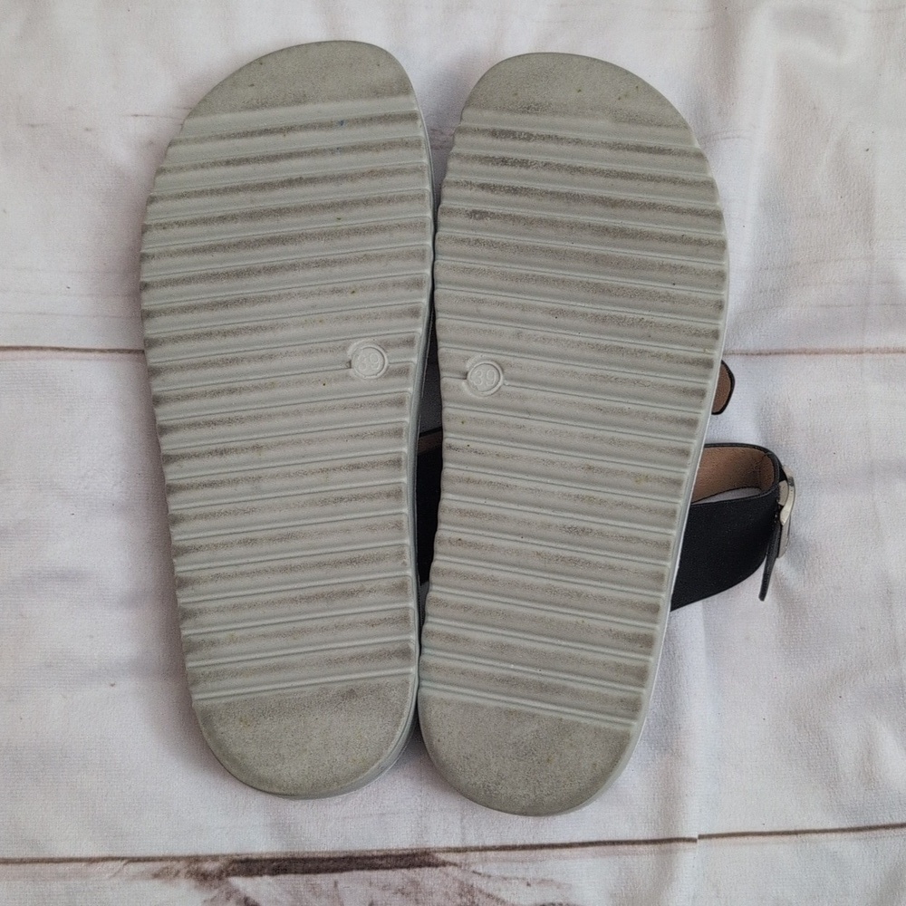 Flexus by Spring Step Italian Comfort Black Buckle Bayside Sandal size 9 or 38 - Picture 6 of 8